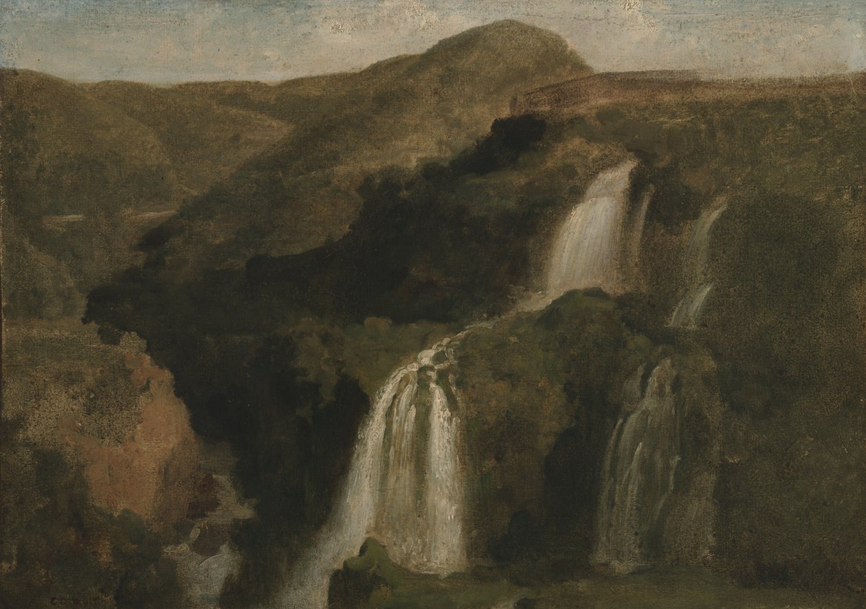 Tivoli Şelaleleri by Jean Baptiste Camille Corot