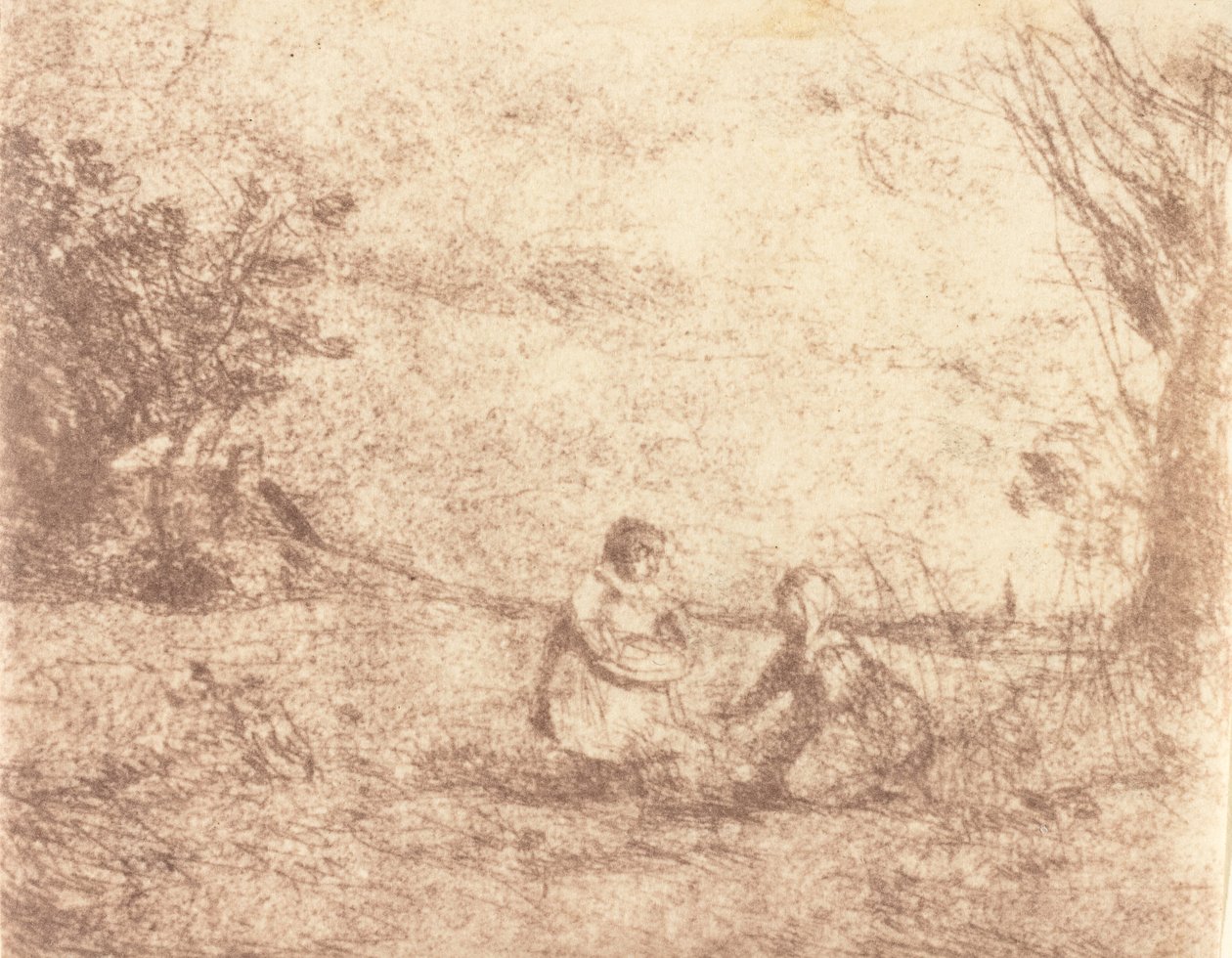 Çiftlik Çocukları Çiftlik Çocukları, 1853. by Jean Baptiste Camille Corot