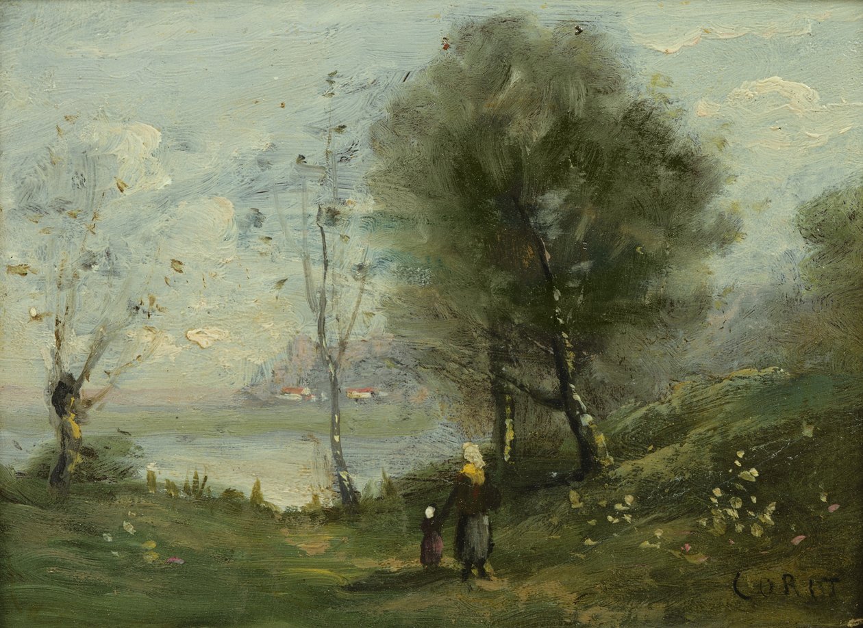 Manzara by Jean Baptiste Camille Corot