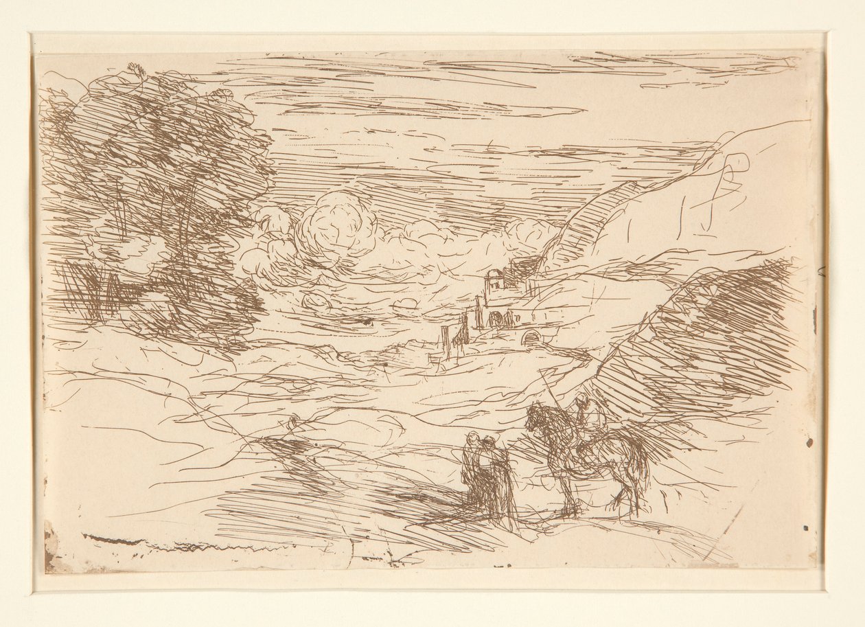 Les Paladins (Gezici Şövalyeler) by Jean Baptiste Camille Corot