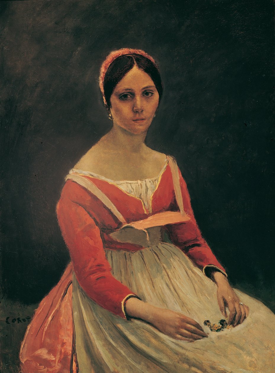 Madam Legois by Jean Baptiste Camille Corot