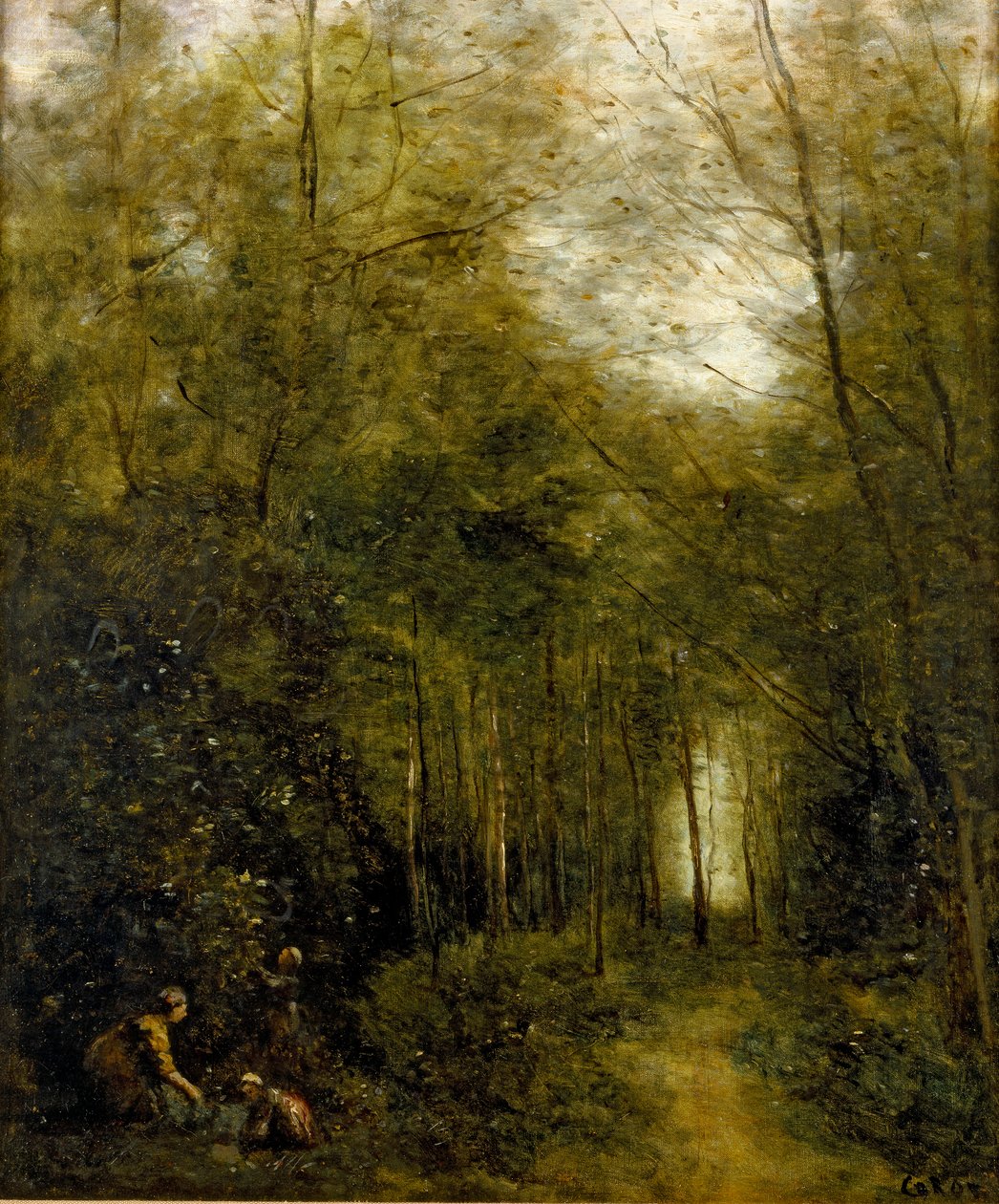 Montfermeil, Ormandaki Dere, 1867 by Jean Baptiste Camille Corot