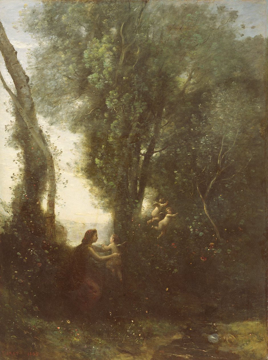 sabah, 1865 by Jean Baptiste Camille Corot