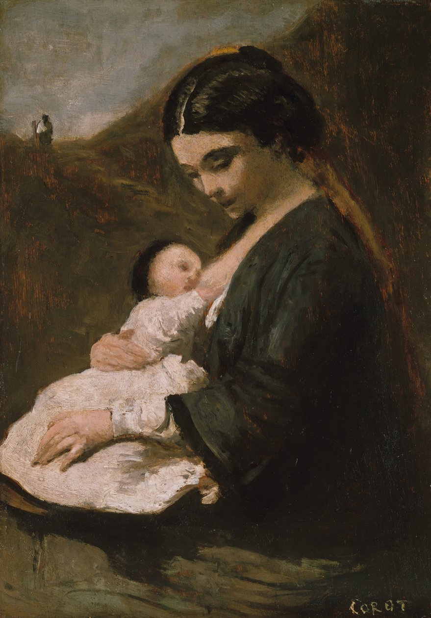 Anne ve Çocuk, muhtemelen 1860
