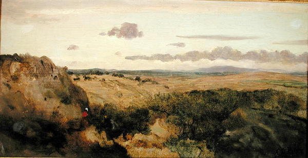 Dağ Manzarası, c.1855-60 (tuval üzerine yağlı boya) by Jean Baptiste Camille Corot
