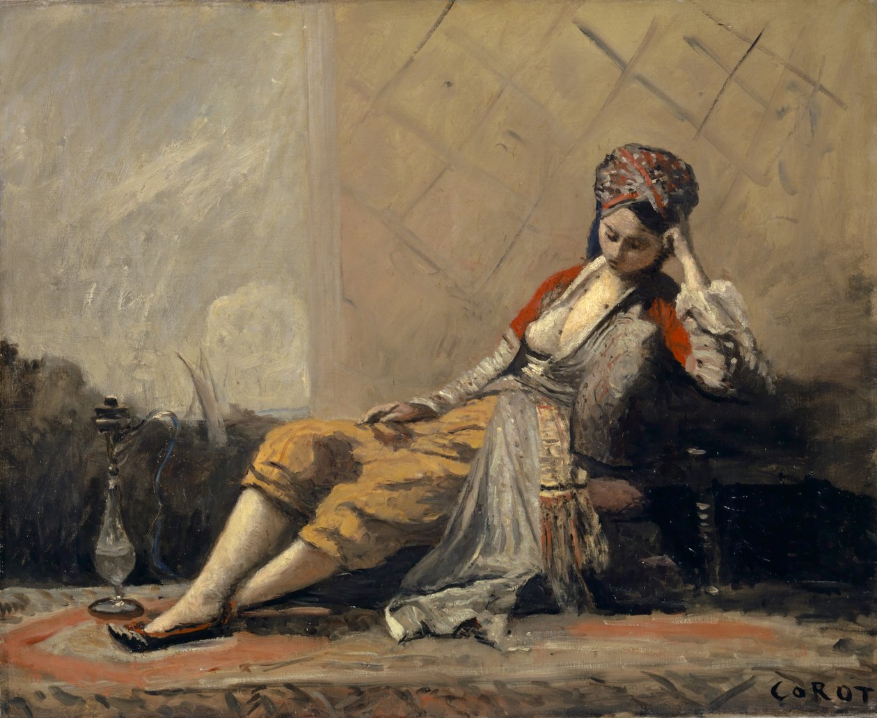 Odalık, 1871-73 by Jean Baptiste Camille Corot