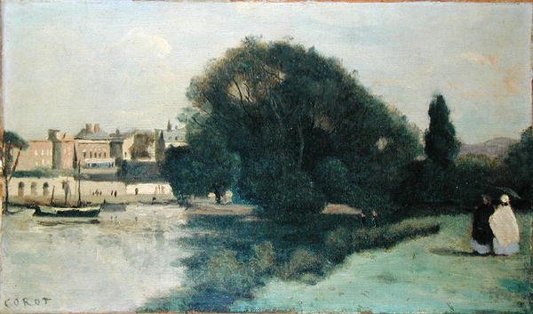 Londra yakınlarındaki Richmond by Jean Baptiste Camille Corot