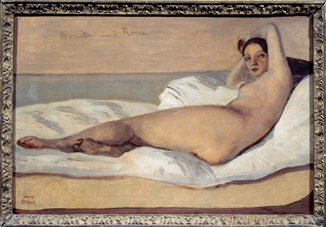 Roma odalığı: Marietta. Camille Corot