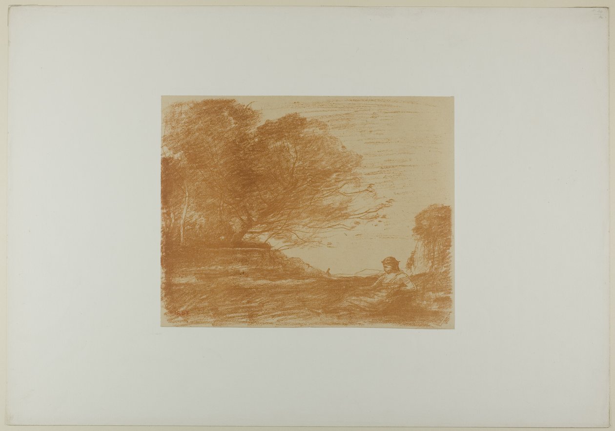 Sapfo by Jean Baptiste Camille Corot