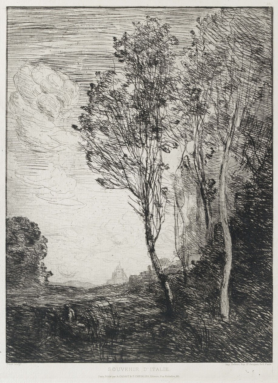 İtalya'dan hatıra, 1863 by Jean Baptiste Camille Corot