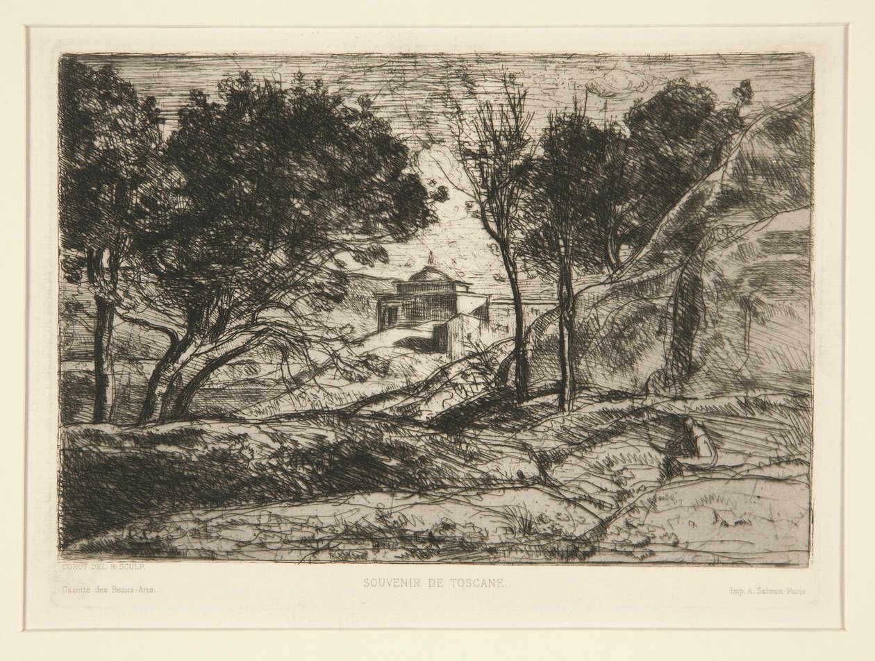 Hatıra de Toscane (Toskana Hafızası) by Jean Baptiste Camille Corot
