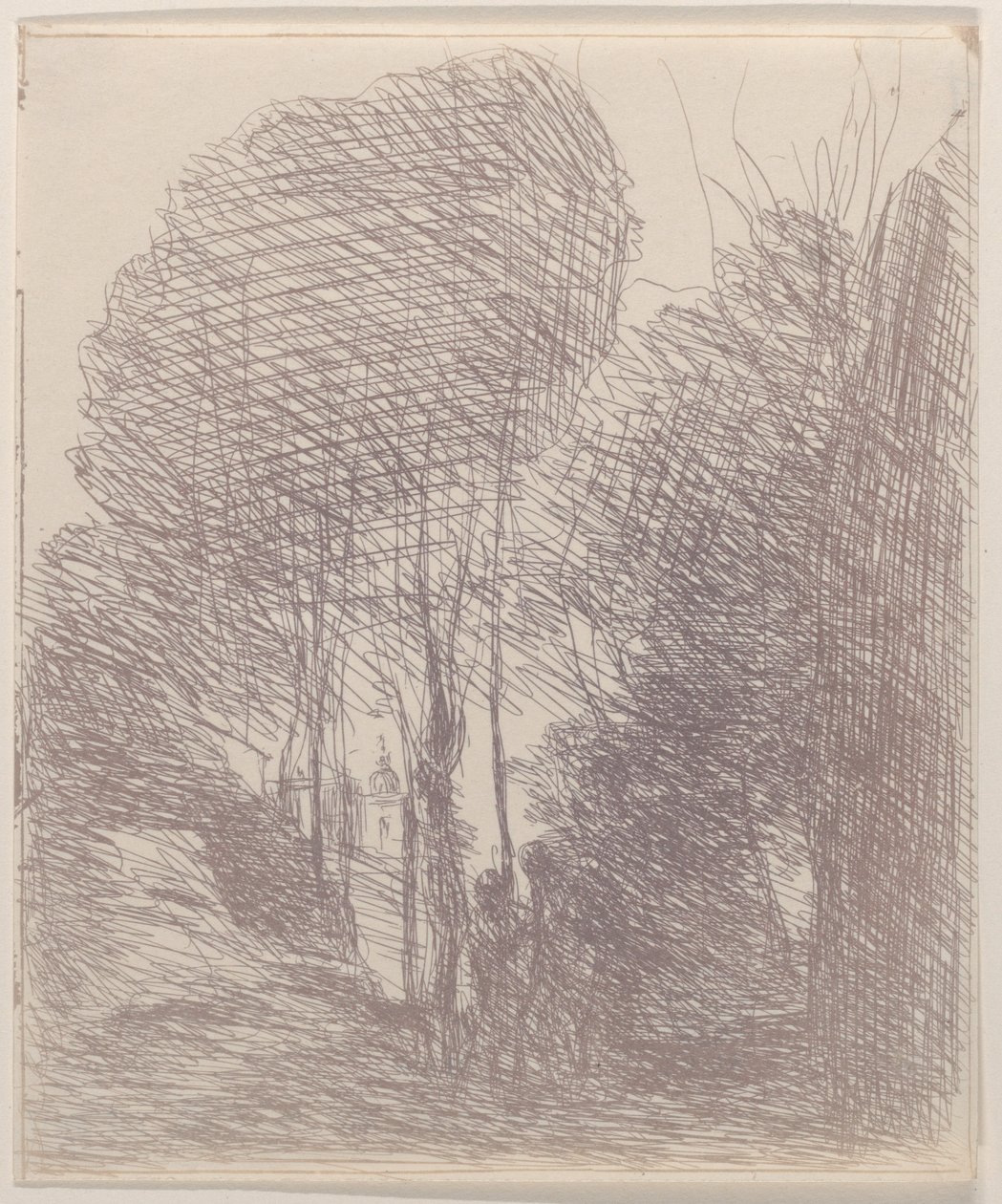 Hatıra de la Villa Pamphili, 1871 by Jean Baptiste Camille Corot
