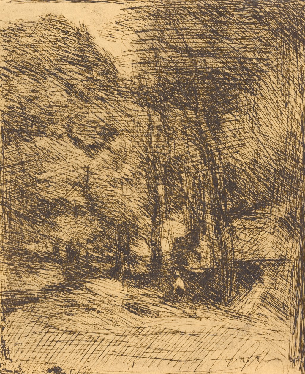 Bas-Breau Hatırası Bas-Breau Hatırası, 1858. by Jean Baptiste Camille Corot