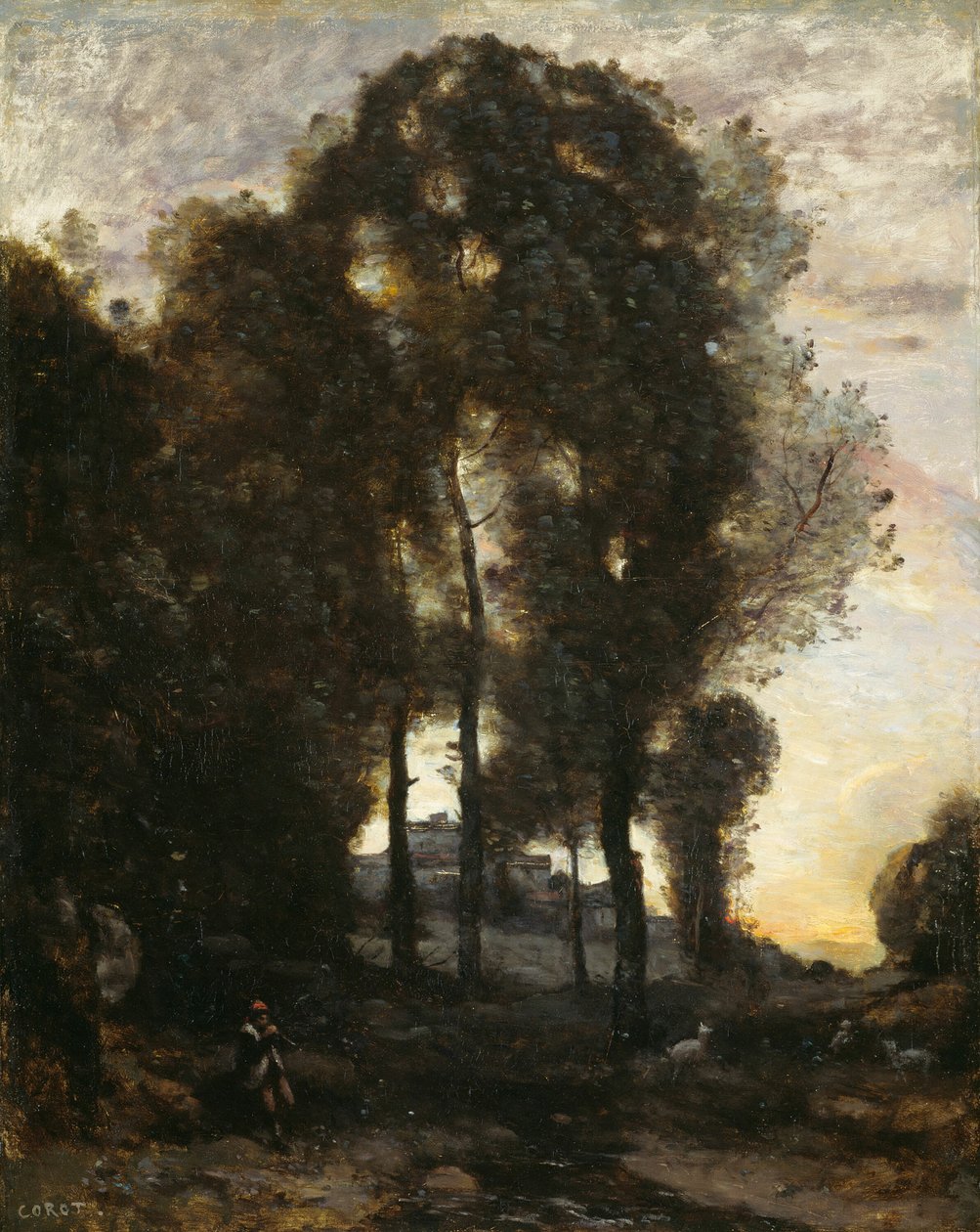 İtalya hatırası, 185560. by Jean Baptiste Camille Corot