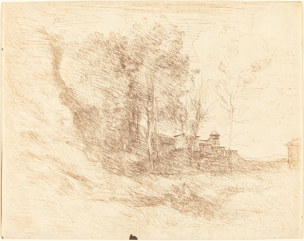 Ostia Hatırası (Ostie Hatırası) by Jean Baptiste Camille Corot
