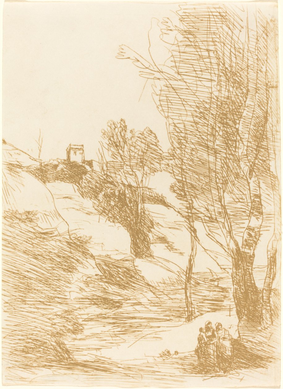 Salerno Hatırası Salerno Hatırası, 1871. by Jean Baptiste Camille Corot
