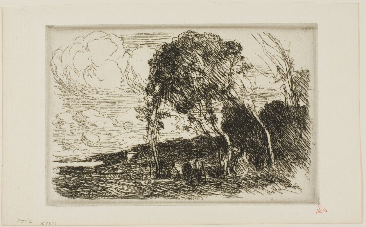 Douai Tahkimatı Hatırası by Jean Baptiste Camille Corot