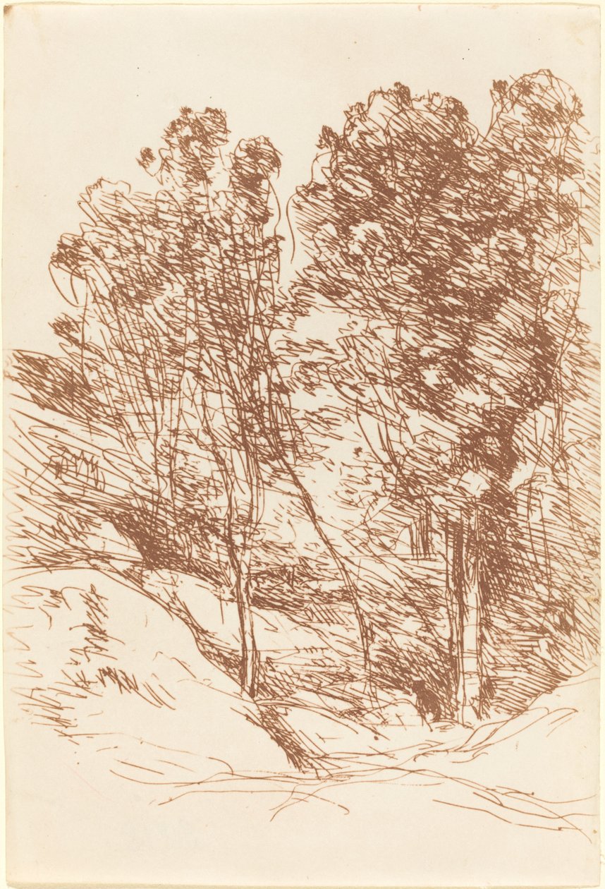 Sole Vadisi Hatırası by Jean Baptiste Camille Corot