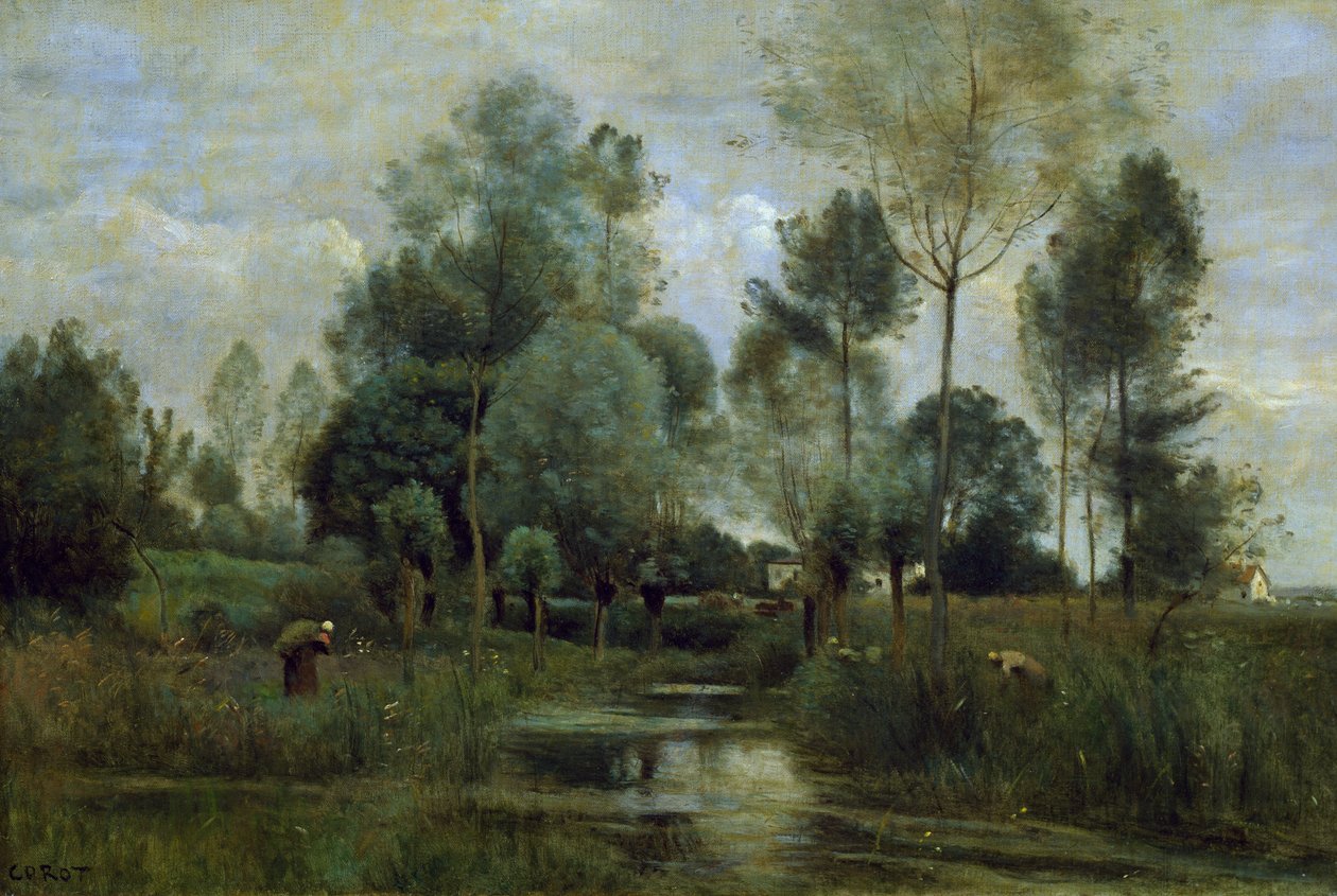 İlkbahar, Jean-Baptiste-Camille Corot (1796-1875) by Jean Baptiste Camille Corot