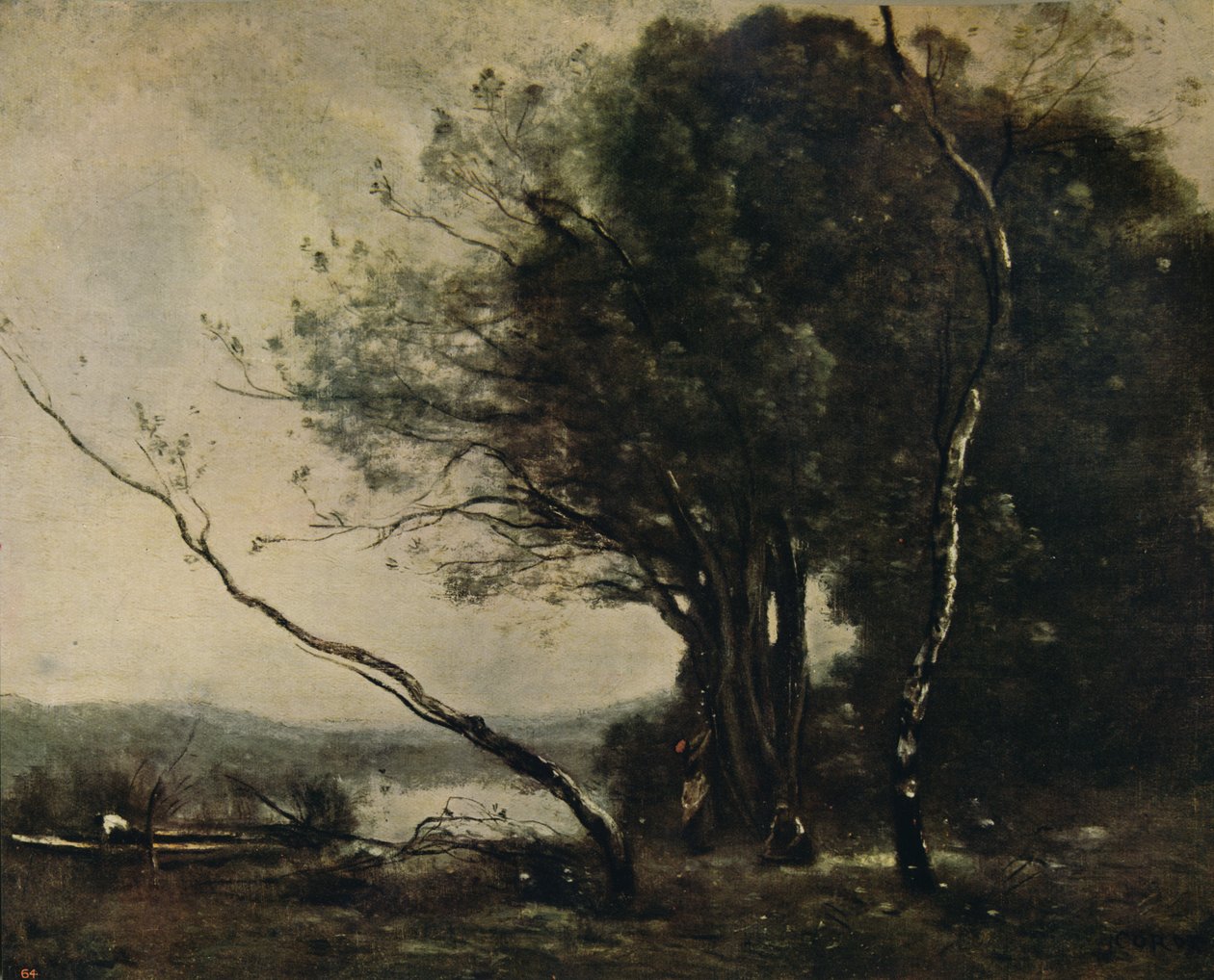 Bükülmüş Ağaç, 1855-1860, c1915 by Jean Baptiste Camille Corot