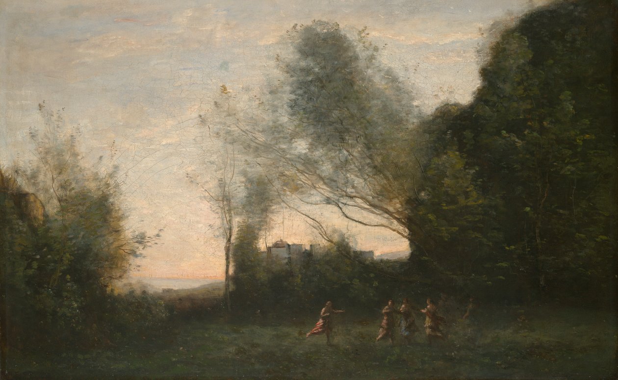 Perilerin Dansı by Jean Baptiste Camille Corot