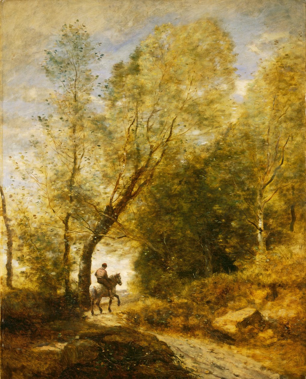 Coubron Ormanı by Jean Baptiste Camille Corot