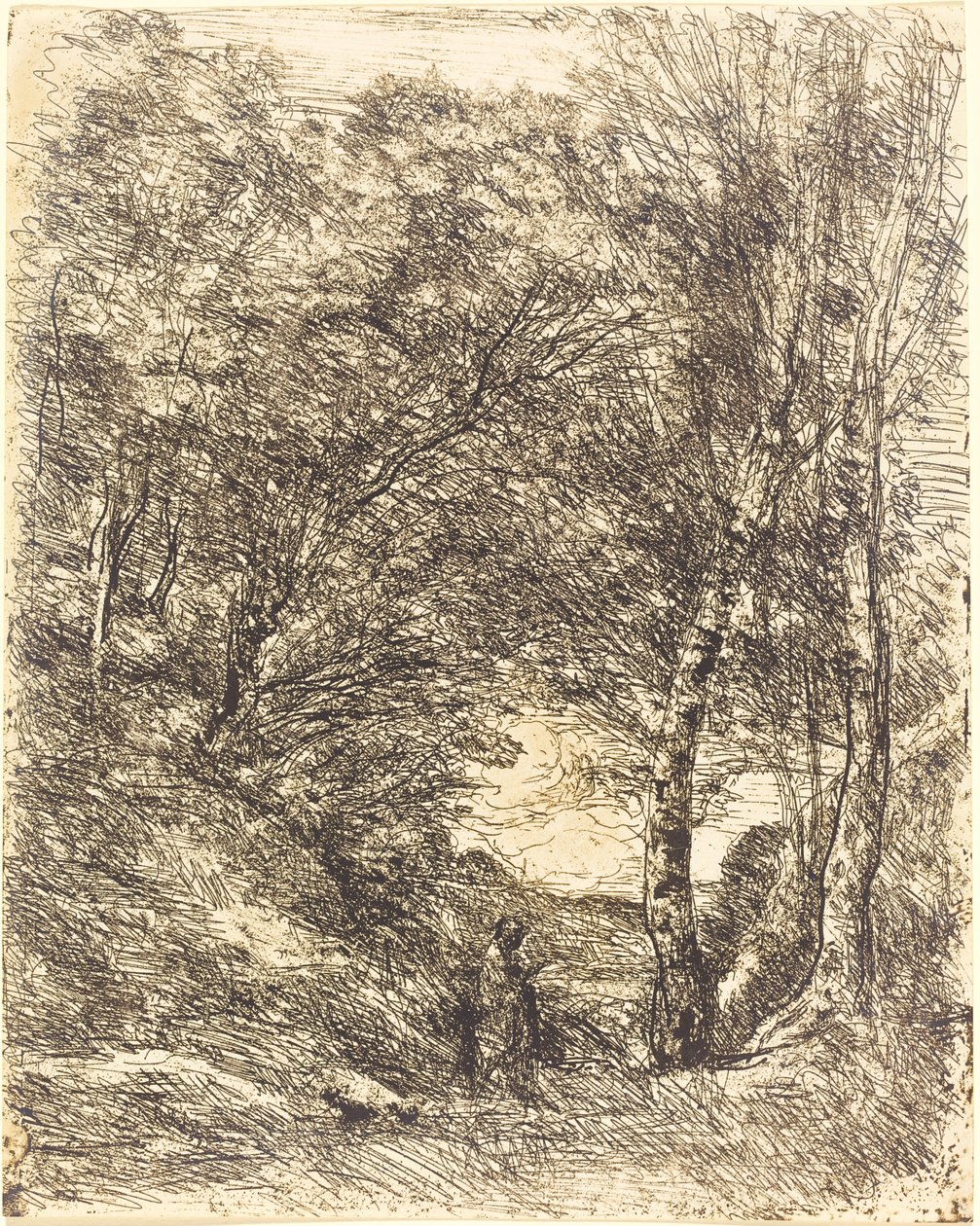 Horace Bahçeleri by Jean Baptiste Camille Corot