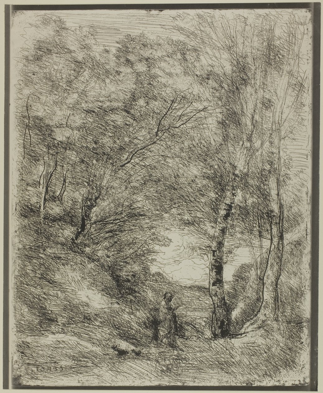 Horace Bahçeleri by Jean Baptiste Camille Corot