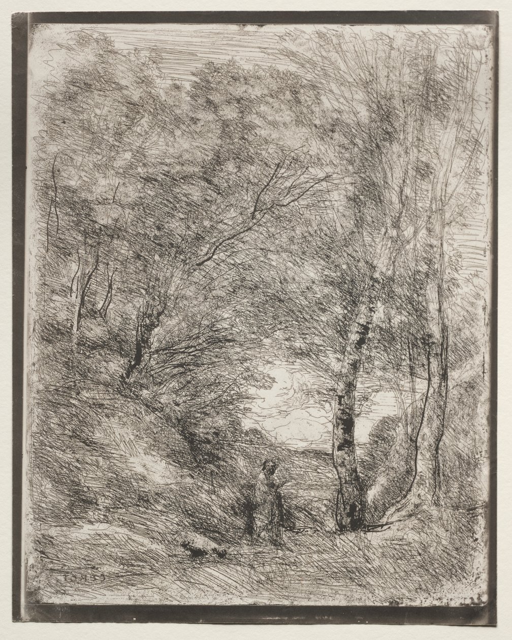 Horace Bahçeleri by Jean Baptiste Camille Corot