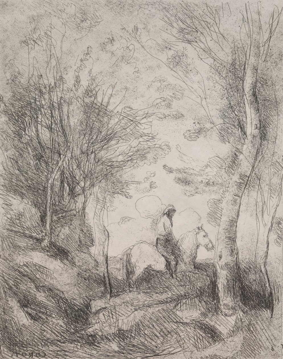 The Great Cavalier in the Wood, orijinal izlenim 1854, 1921