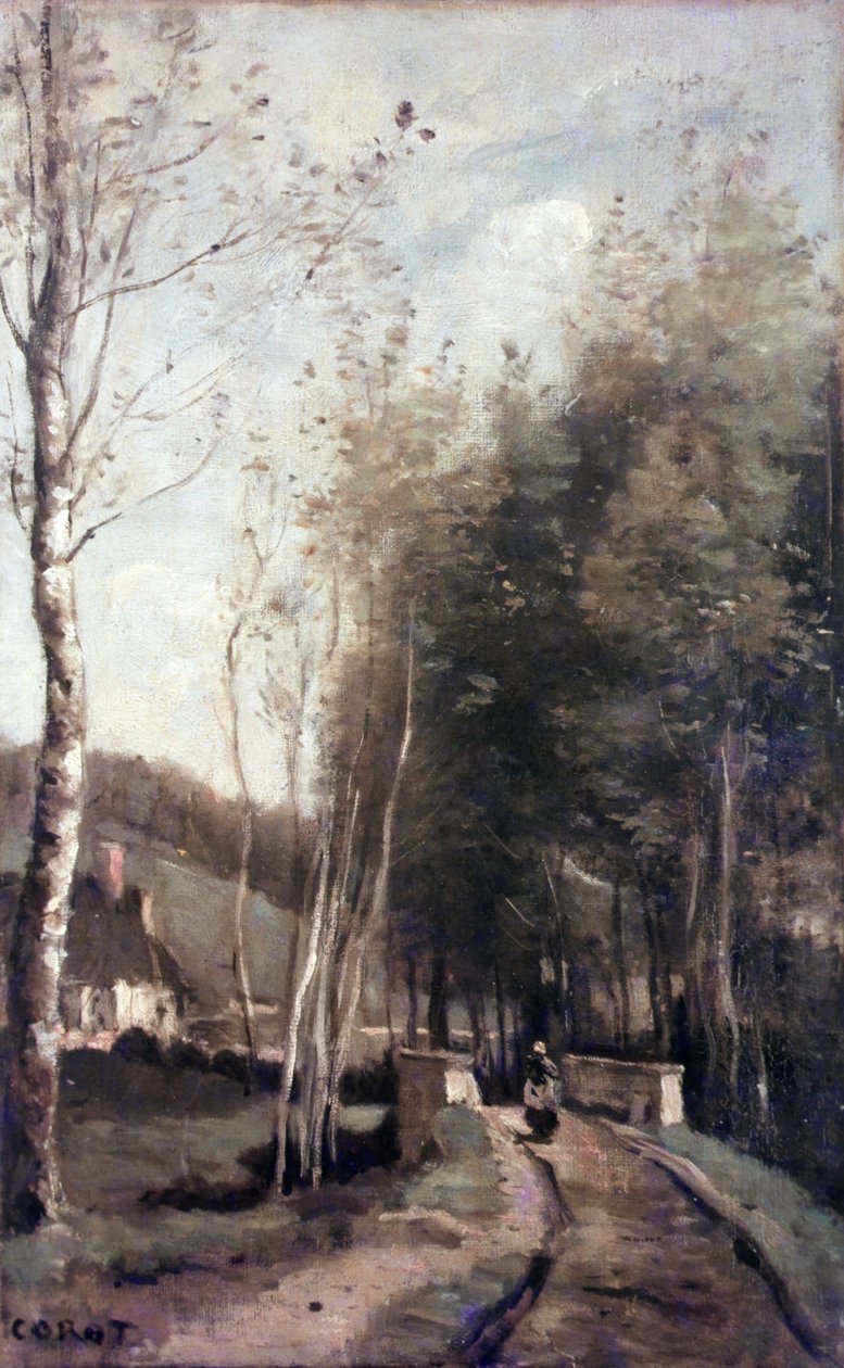 ಲಿಟಲ್ ಬ್ರಿಡ್ಜ್ ಟರ್ಕ್ by Jean Baptiste Camille Corot