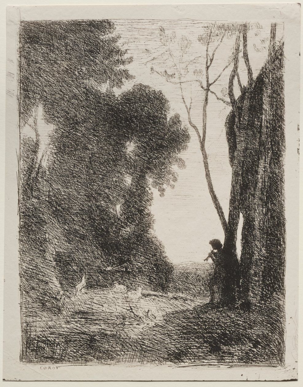 Küçük Çoban by Jean Baptiste Camille Corot