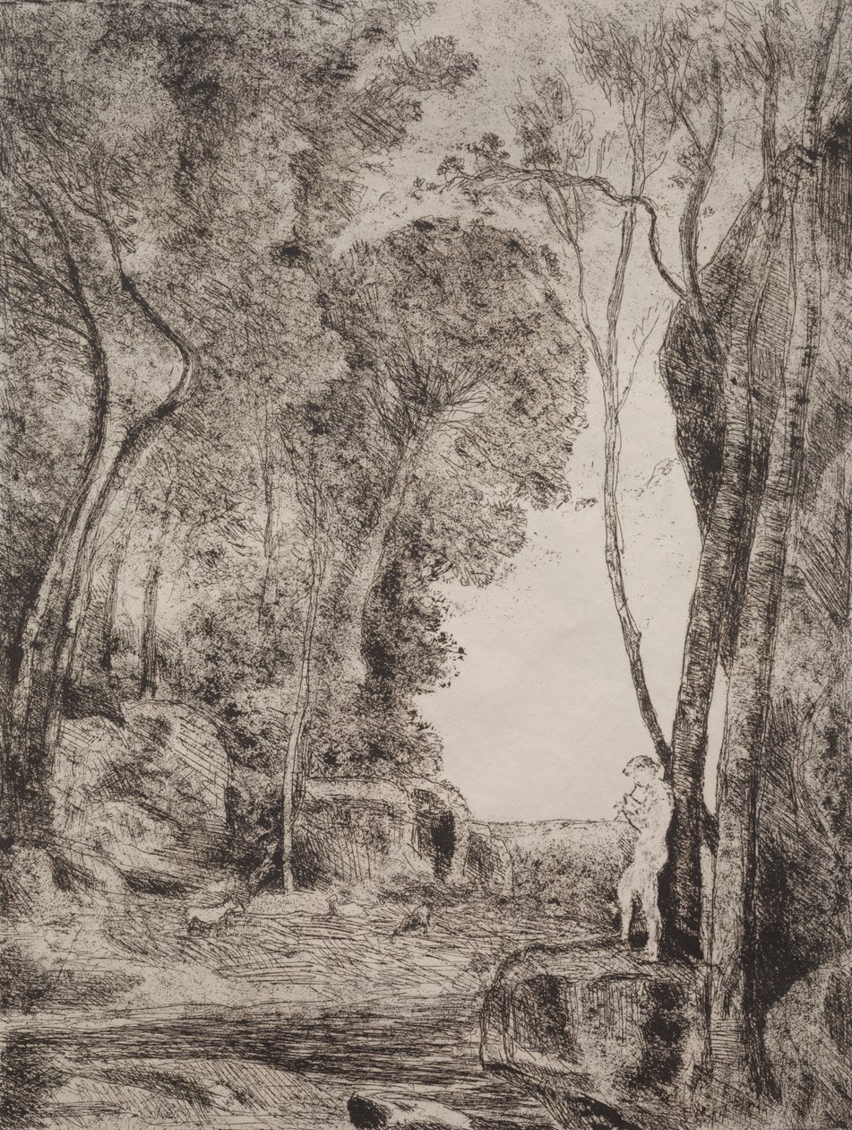 Küçük Çoban by Jean Baptiste Camille Corot