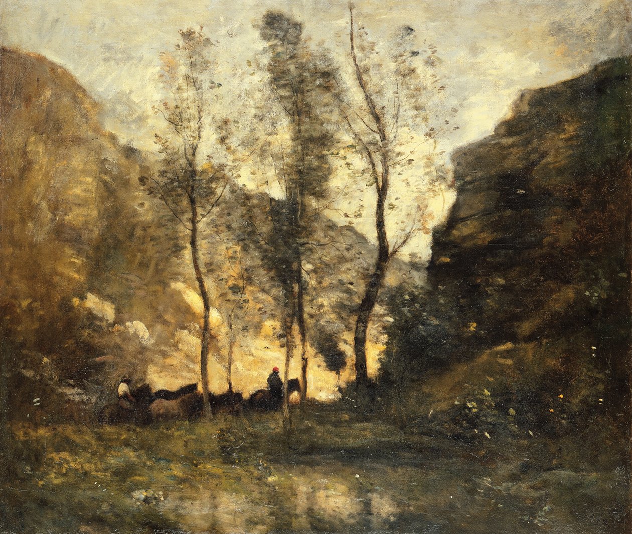 Kaçakçılar, c.1871-72 by Jean Baptiste Camille Corot
