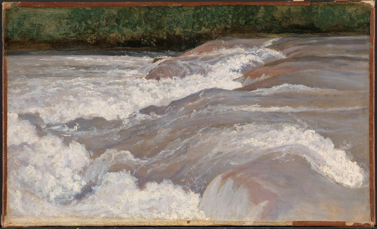 Terni Çağlayanının Üzerindeki Velino by Jean Baptiste Camille Corot