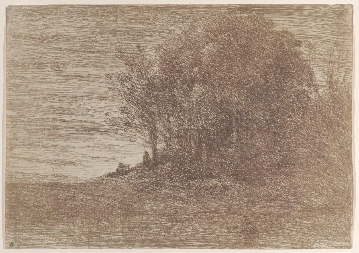 Münzevi Ormanı Münzevi Ormanı, 1858. by Jean Baptiste Camille Corot