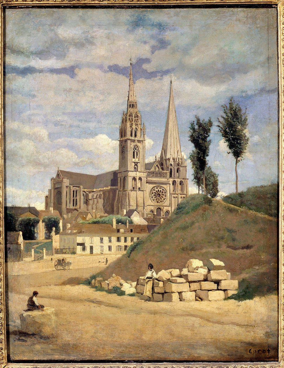 Chartres Katedrali. Chartres Notre Dame Katedrali