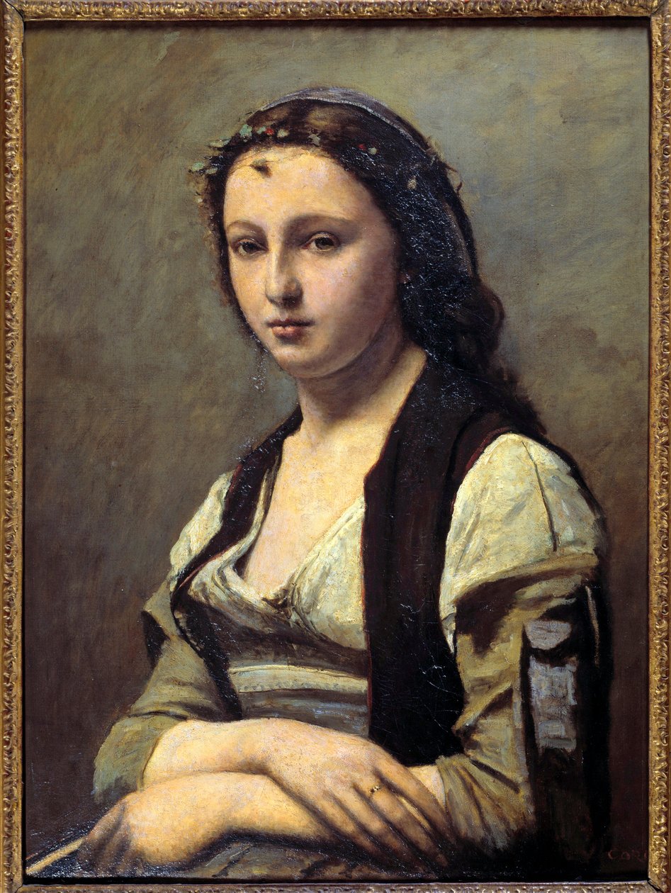 Kadının incisi var. Camille Corot