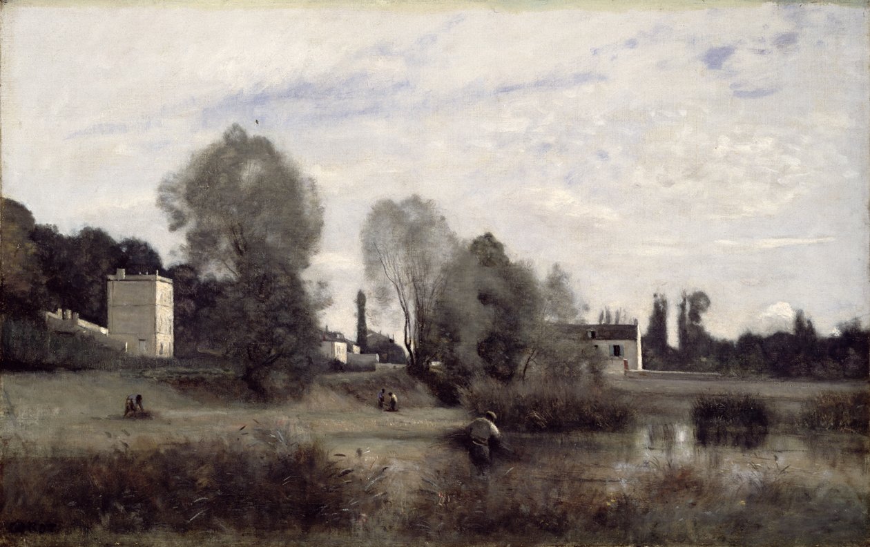 Ville dAvray, 1865 by Jean Baptiste Camille Corot