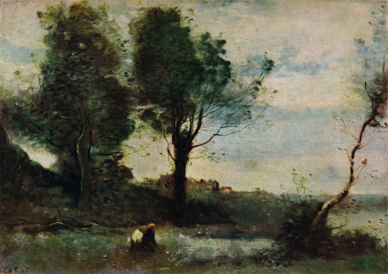 Odun Toplayıcılar, c1865, 1913 by Jean Baptiste Camille Corot