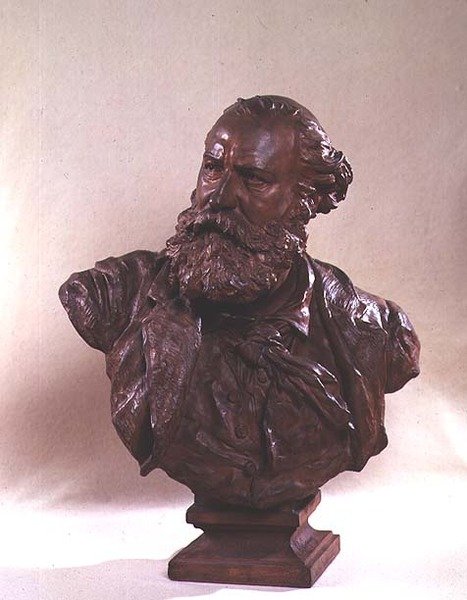 Charles Gounod büstü (1818-93) c.1874 (bronz) by Jean Baptiste Carpeaux