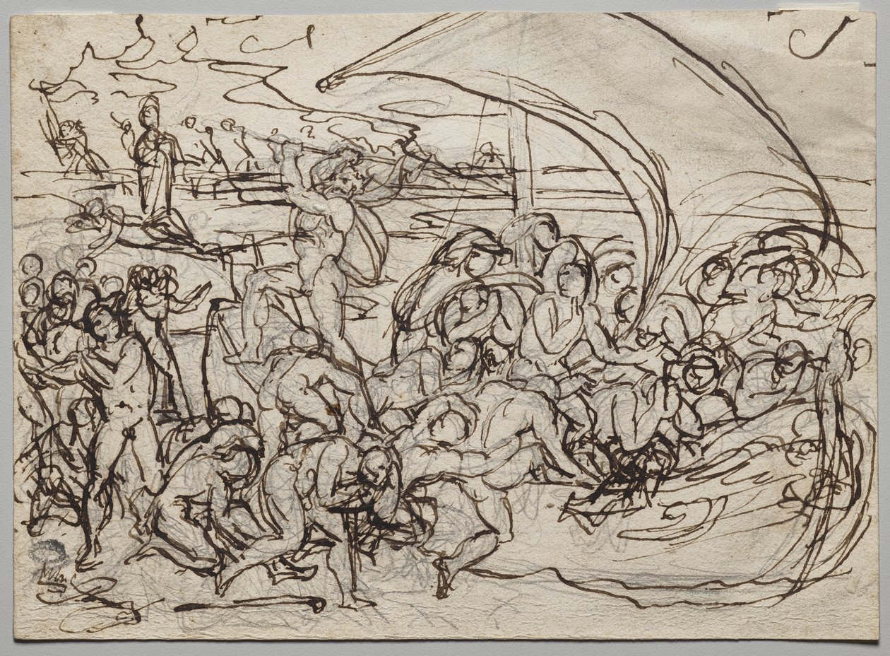 Charon ve Ölülerin Ruhları by Jean Baptiste Carpeaux
