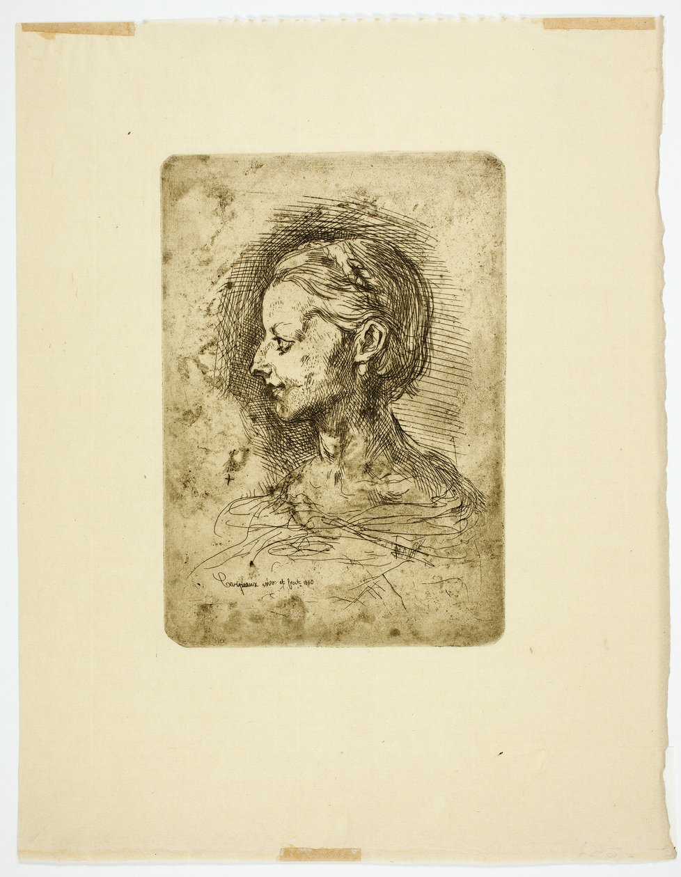 kadın kafa by Jean Baptiste Carpeaux