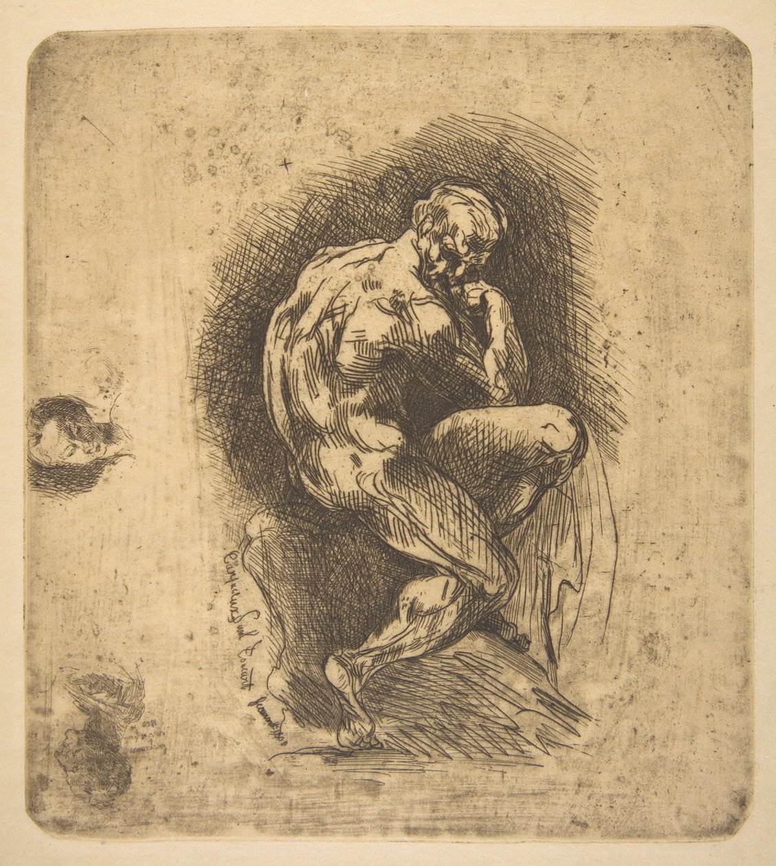 Ugolino, 1860. by Jean Baptiste Carpeaux