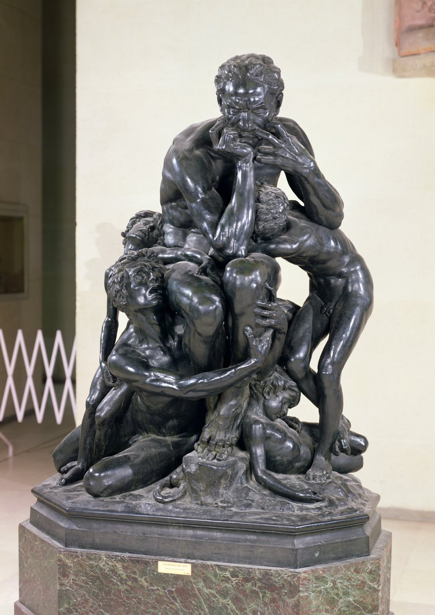 Ugolino ve Oğulları, 1860 (bronz) (ayrıca bkz. 197136 ve 347397) by Jean Baptiste Carpeaux