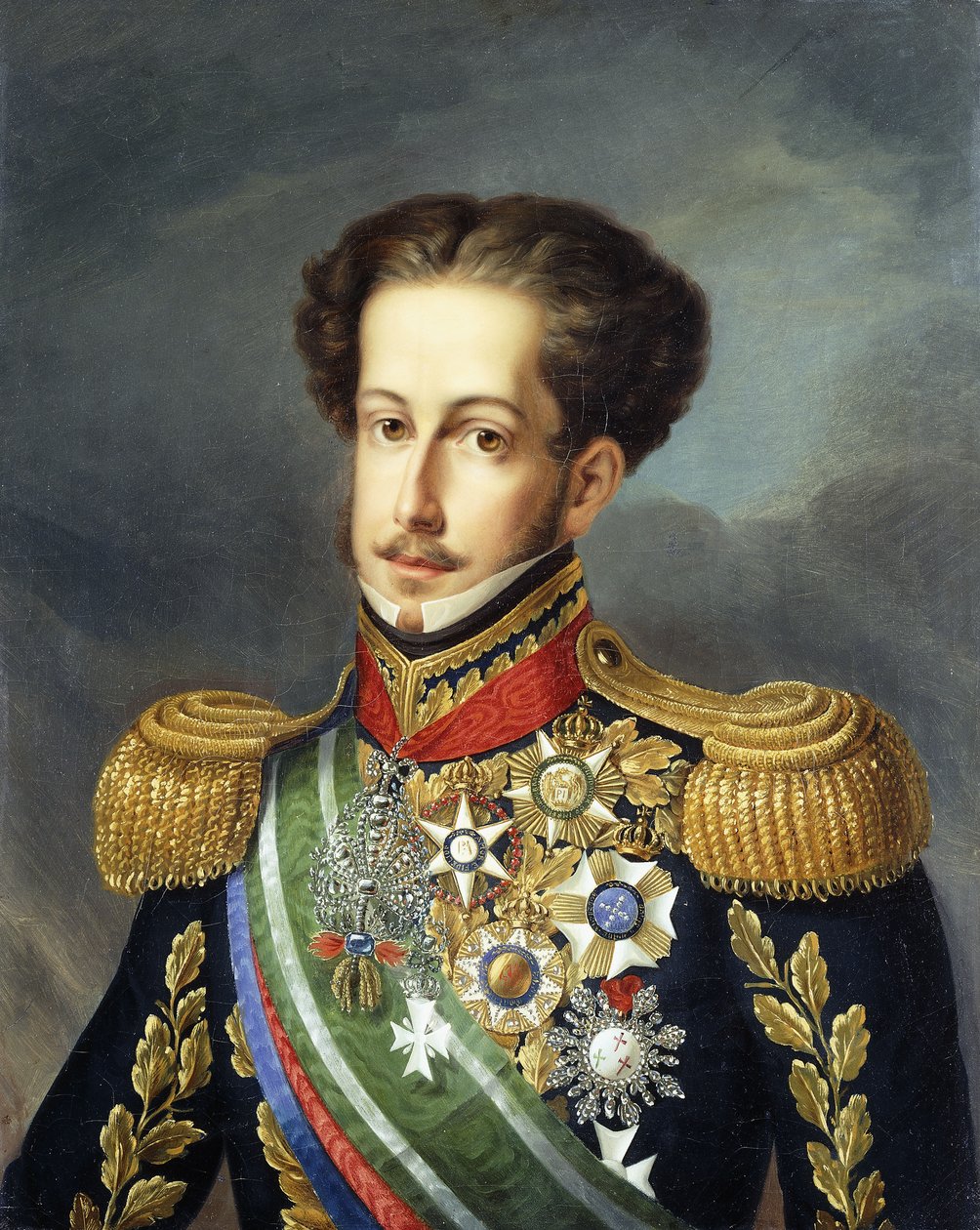 Dom Pedro I, Brezilya İmparatoru, c.1816 by Jean Baptiste Debret