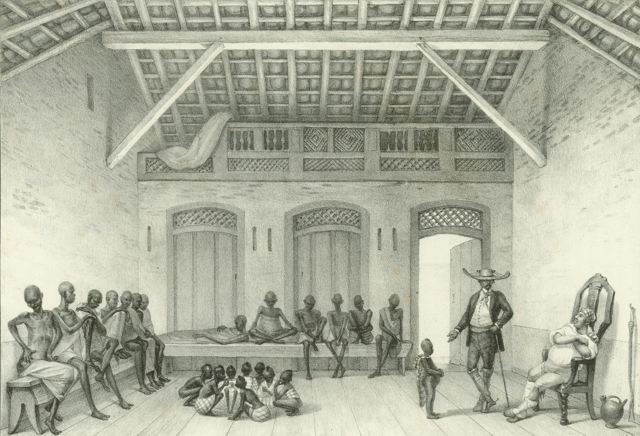 Köle satan dükkan, 1835. by Jean Baptiste Debret