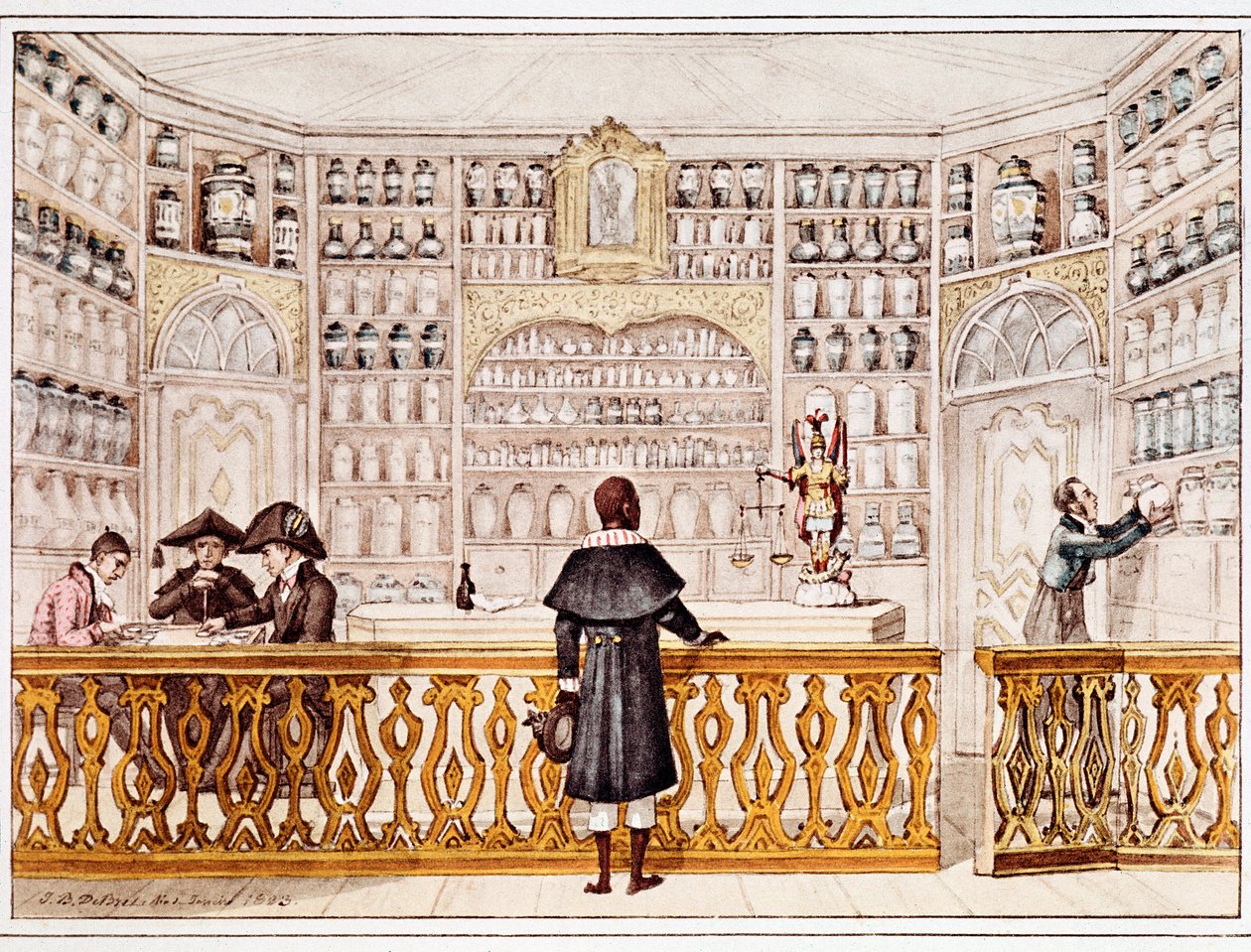 Eczacı (baskı by Jean Baptiste Debret