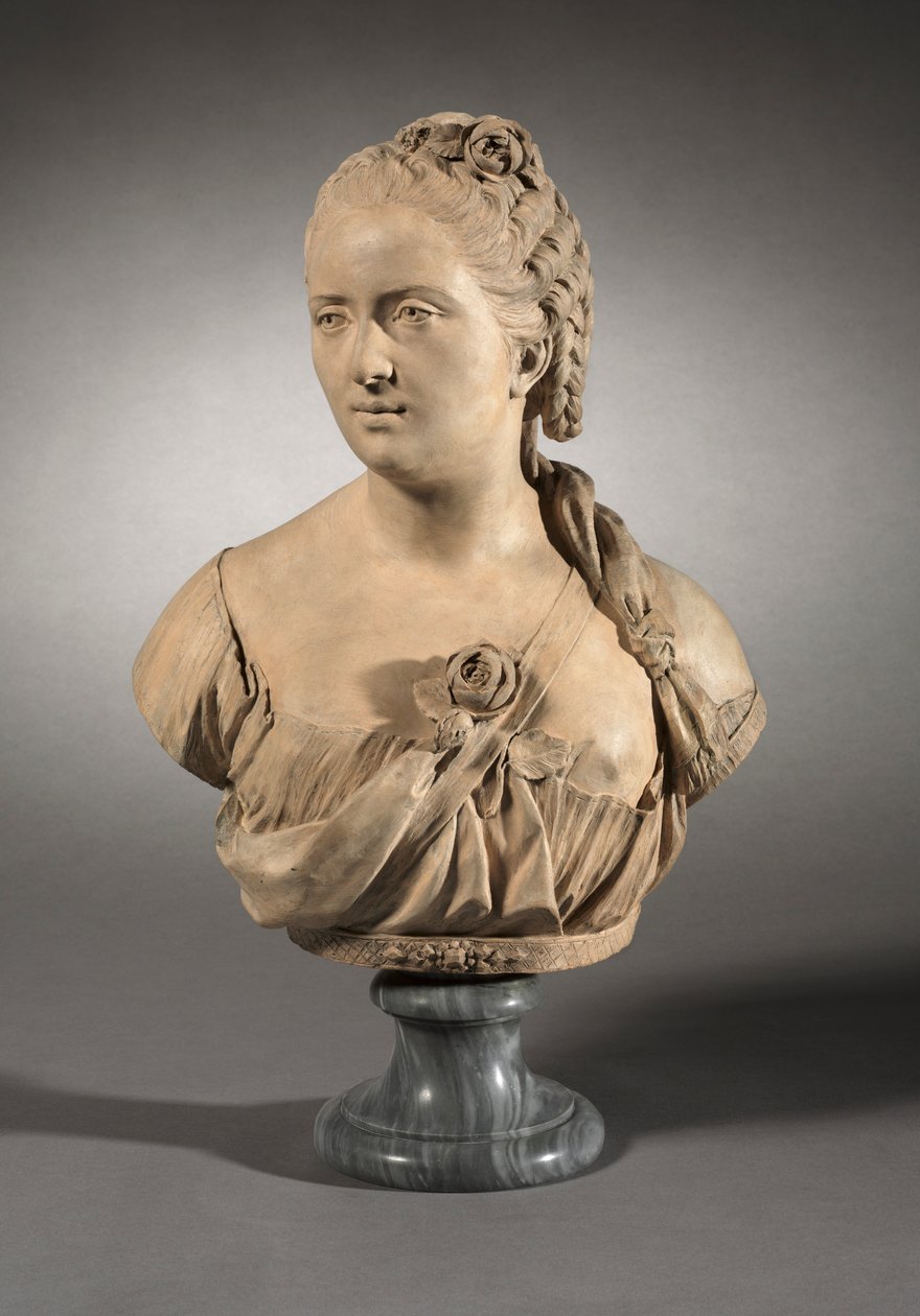 Bir Kadının Portresi, 1759. by Jean Baptiste Defernex