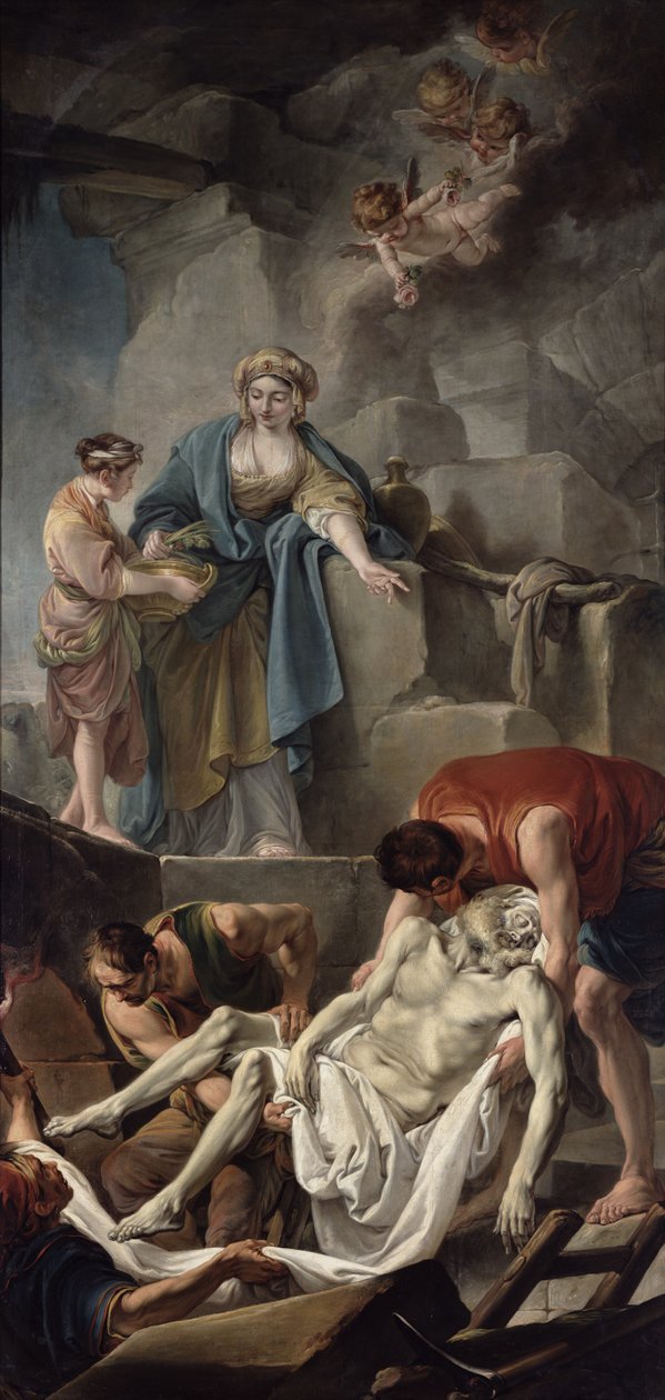 The Entombment of St. Andrew, 1760  by Jean Baptiste Deshays de Colleville